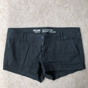 Mossimo black low rise short short